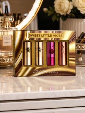 Urban Decay Sweet Little Vices 4pc Mini Vice Lipstick Set NWT
